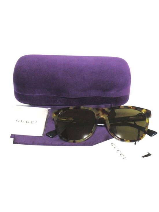 Gucci Prescription Self Frame Roulis Sunglasses 56 Tortoiseshell Color Brown main image 5